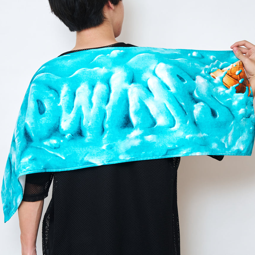 Long face towel