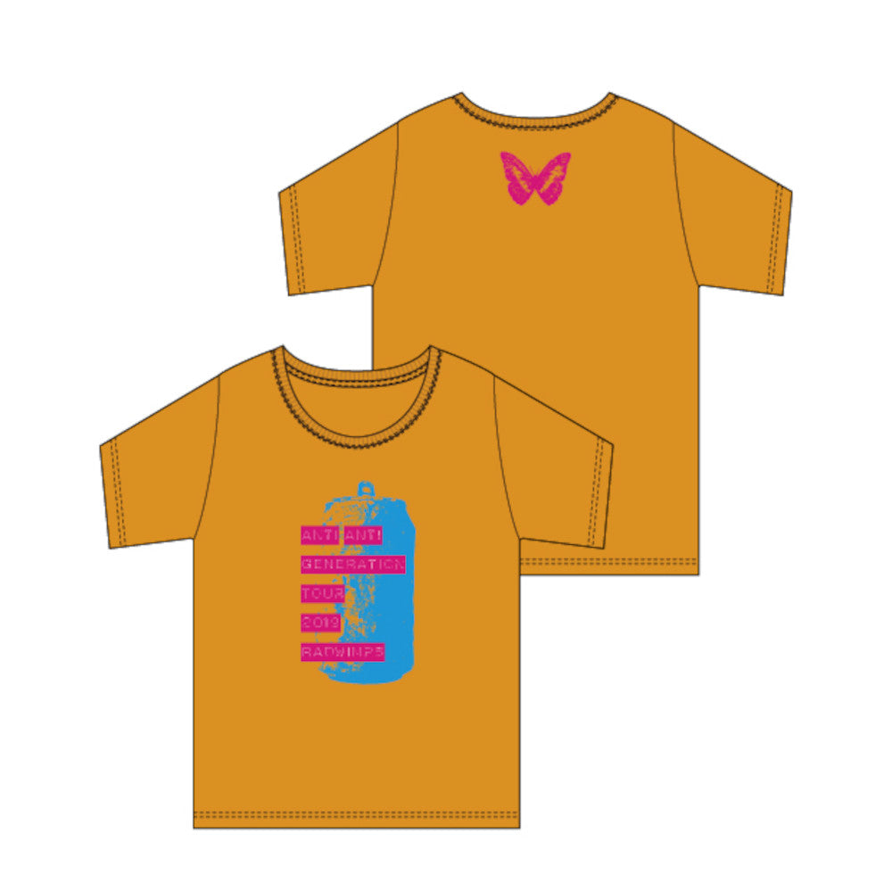 缶グラフィックTシャツ(イエロー) – RADWIMPS ONLINE STORE