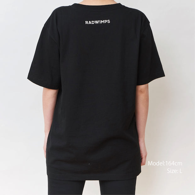 CRY SMILE Tシャツ (ブラック)