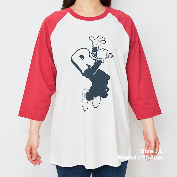 Rくん Tシャツ2021(茜色&オフホワイト)