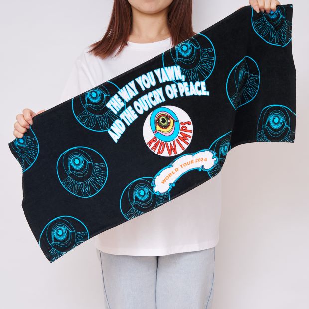 Mail Order] World Tour 2024 Face Towel – RADWIMPS ONLINE STORE