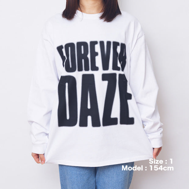 FOREVER DAZE Long T-shirt 21-22 (White)