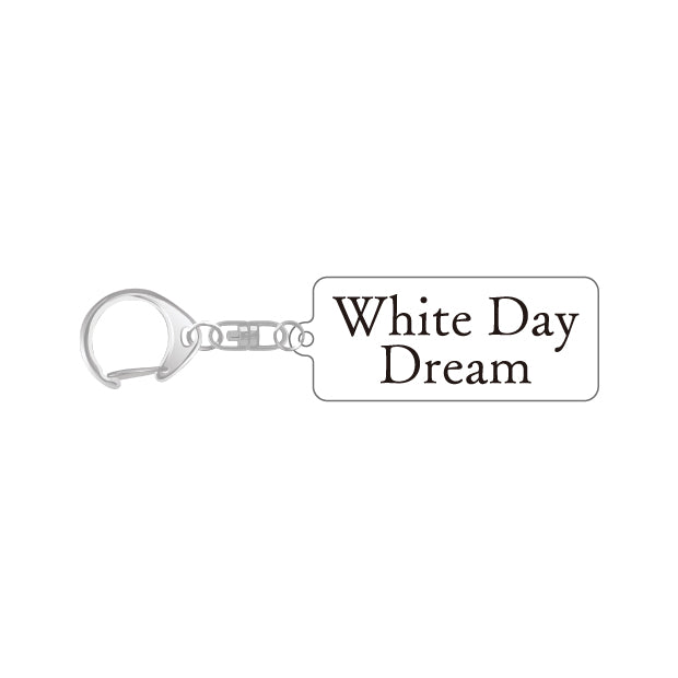 White Day Dream Acrylic Keychain 