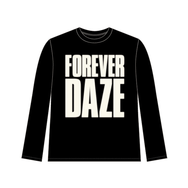 FOREVER DAZE Long T-shirt 21-22 (Black)