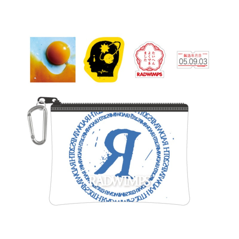 Sticker & Clear Pouch Set