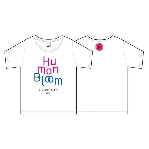 Human Bloom Tシャツ (ホワイト)