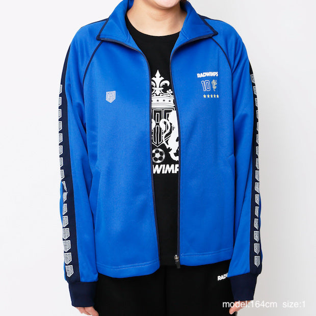 Jersey jacket (blue)