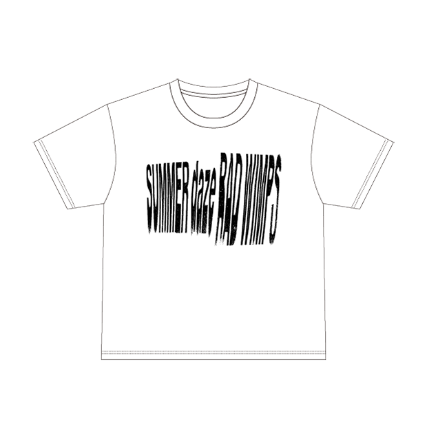 RADWIMPS オーバーサイズ Tシャツ ホワイト Summer Daze Tシャツ2021(白) – RADWIMPS ONLINE STORE