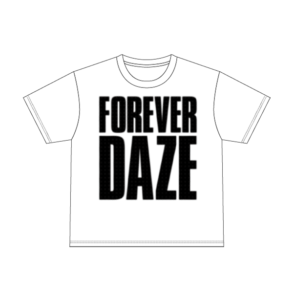 RADWIMPS 限定生産 Tシャツ ラッドウィンプス FOREVER DAZE FOREVER DAZE Tシャツ21-22(白) – RADWIMPS ONLINE STORE