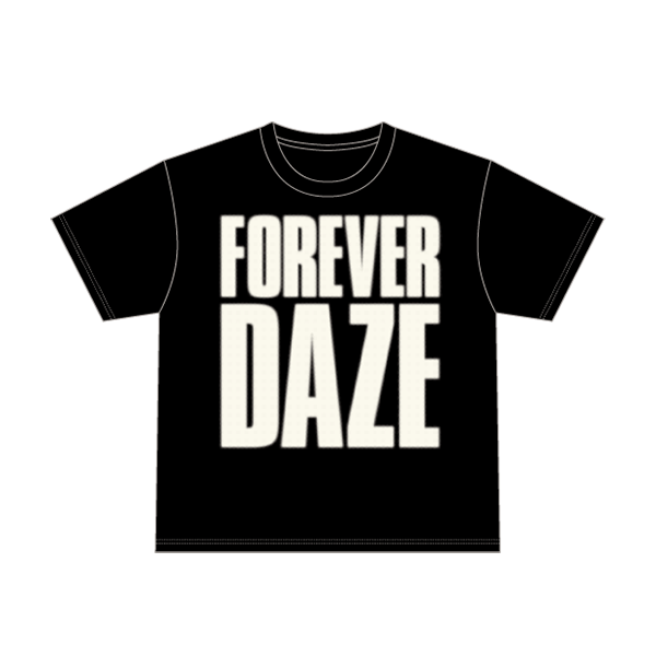 FOREVER DAZE Tシャツ21-22（黒）