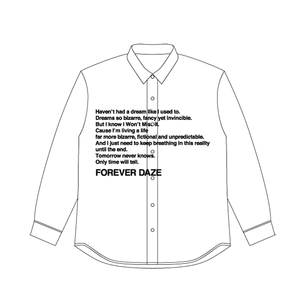 FOREVER DAZE シャツ21-22 – RADWIMPS ONLINE STORE FOREVER DAZE シャツ21-22 – RADWIMPS ONLINE STORE